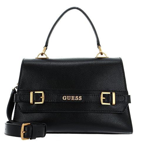 GUESS Sestri Top Handle Flap Bag Black von GUESS