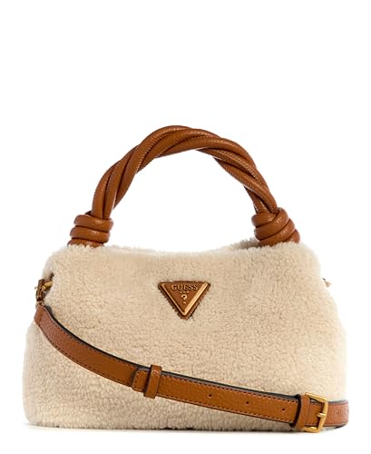 GUESS SHAIDA TOP HANDLE CROSSBODY.NATURAL/COGNAC U von GUESS