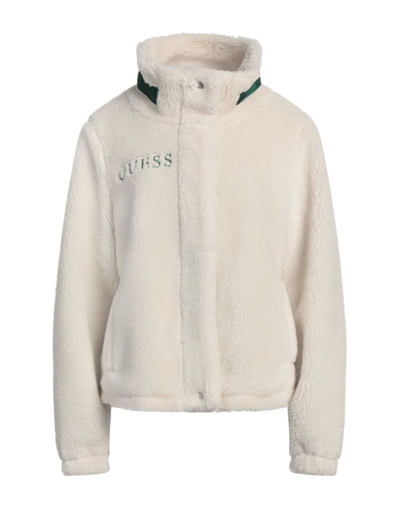 GUESS Shearling- & Kunstfell Damen Off white von GUESS