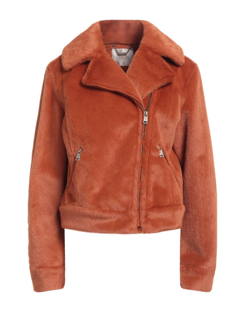 GUESS Shearling- & Kunstfell Damen Rostrot von GUESS