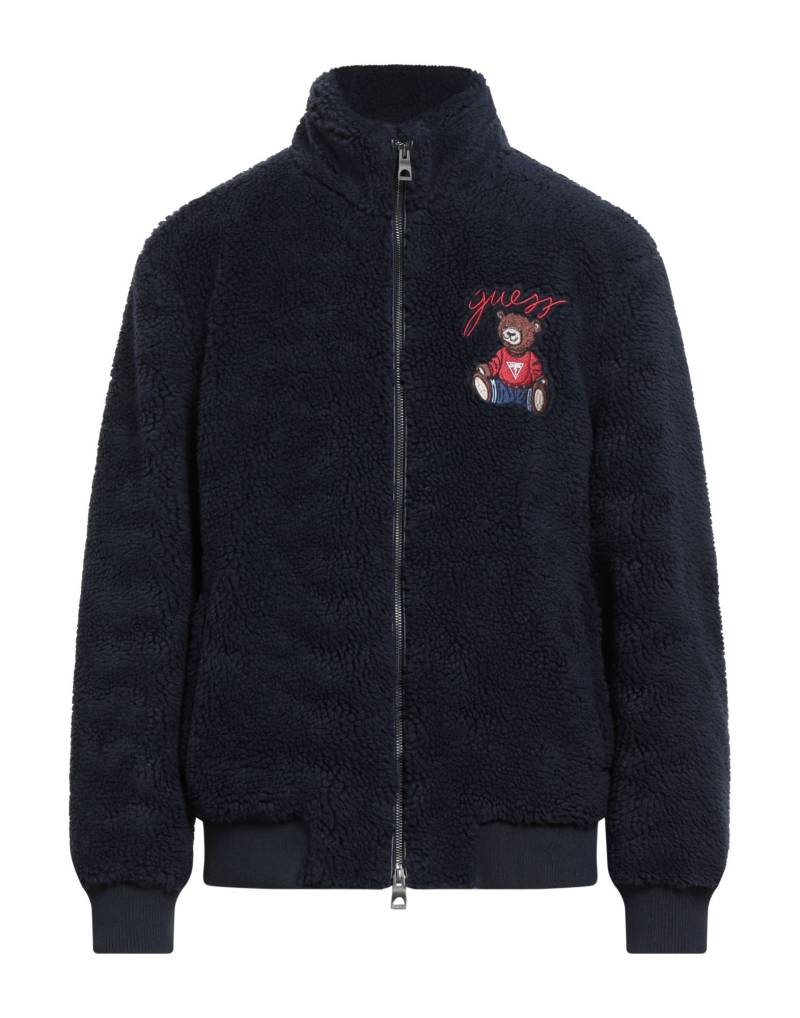 GUESS Shearling- & Kunstfell Herren Marineblau von GUESS