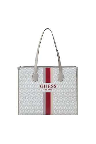 GUESS Shopper Silvana 2 , Sand-Beige- Rot, kombi(stlstonelogo), Gr. - von GUESS