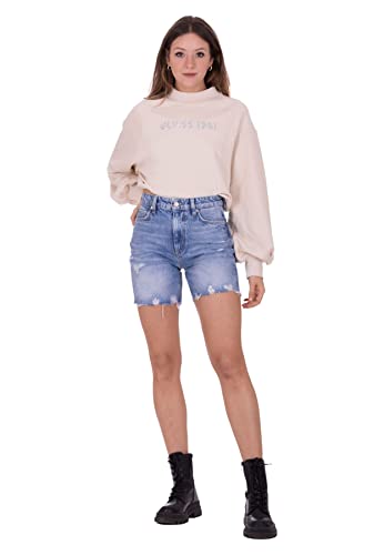 GUESS Shorts Baumwolle Twill Frau 80s Pedal von GUESS