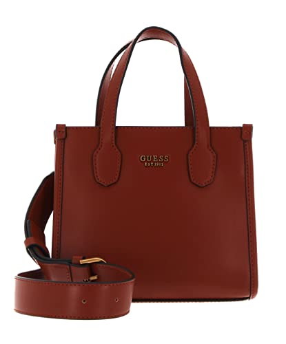 GUESS Silvana Convertible Mini Tote S Whiskey von GUESS