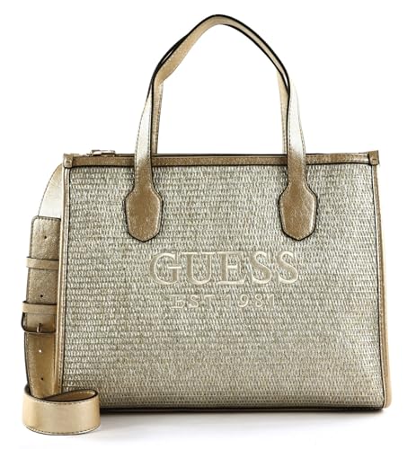 GUESS Silvana Two Compartment Mini Tote Gold von GUESS