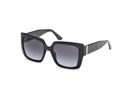 GUESS Unisex GU00200 Sonnenbrille, Shiny Black, 53 von GUESS