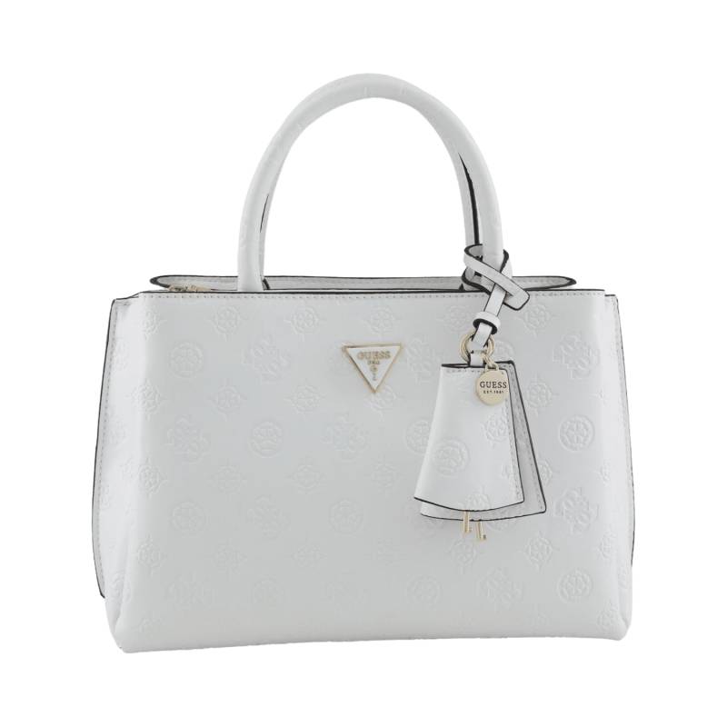 GUESS - Sonst. Handtaschen Jena Elite Luxury Satchel White Logo weiss von GUESS