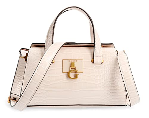 GUESS Stephi Mini Satchel Bag Stone von GUESS