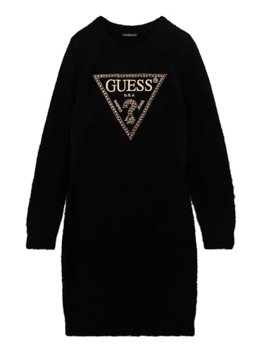 GUESS Strickkleid mit Logo vorne, jblk, 12 von GUESS