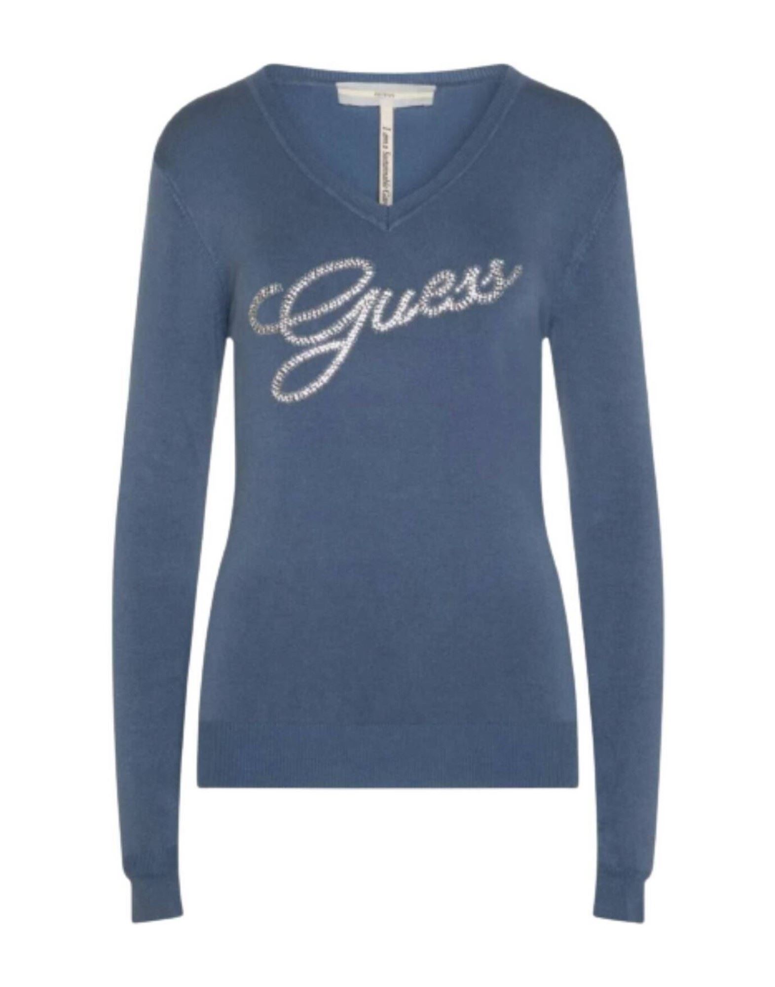 GUESS Sweatshirt Damen Blau von GUESS