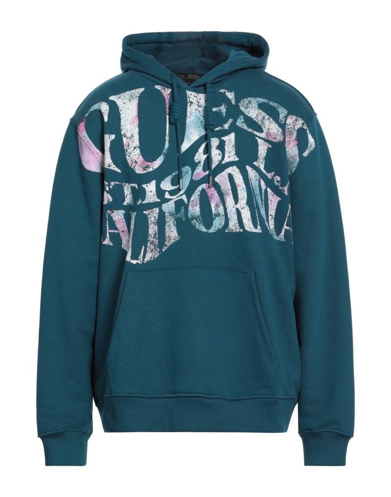 GUESS Sweatshirt Herren Aquamarin von GUESS