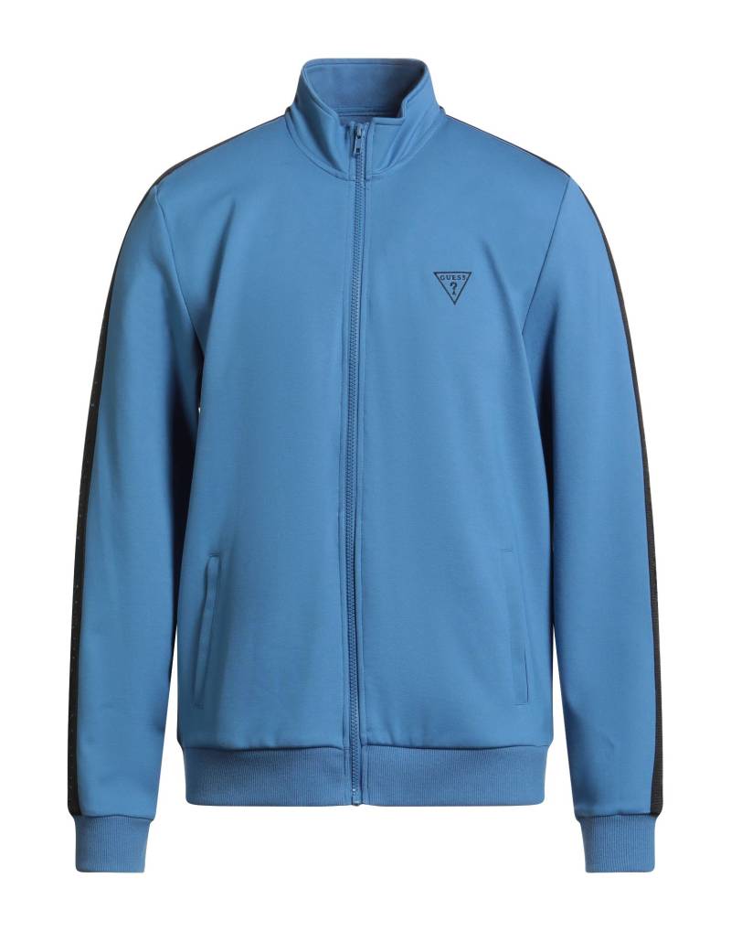 GUESS Sweatshirt Herren Azurblau von GUESS