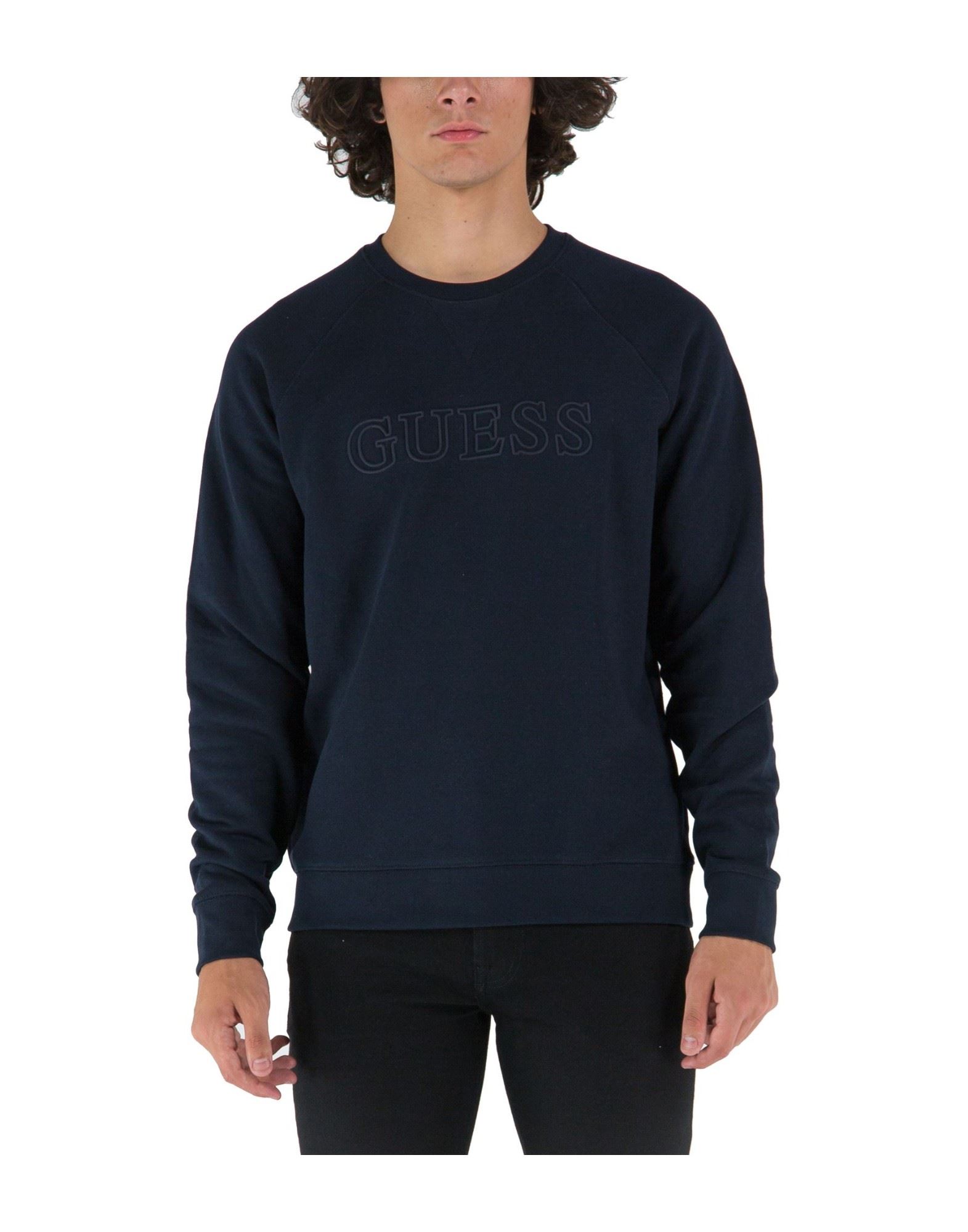 GUESS Sweatshirt Herren Blau von GUESS