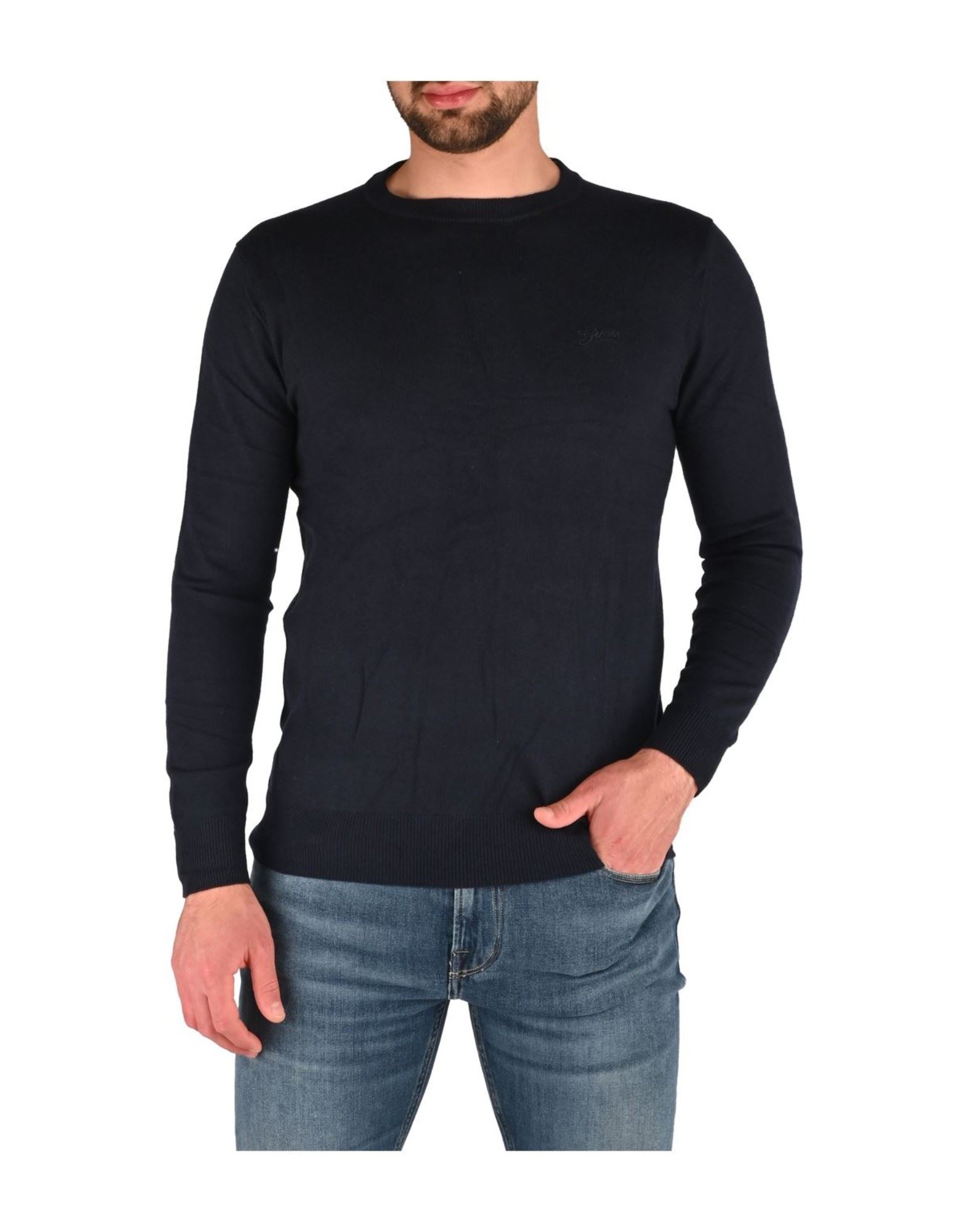 GUESS Sweatshirt Herren Blau von GUESS