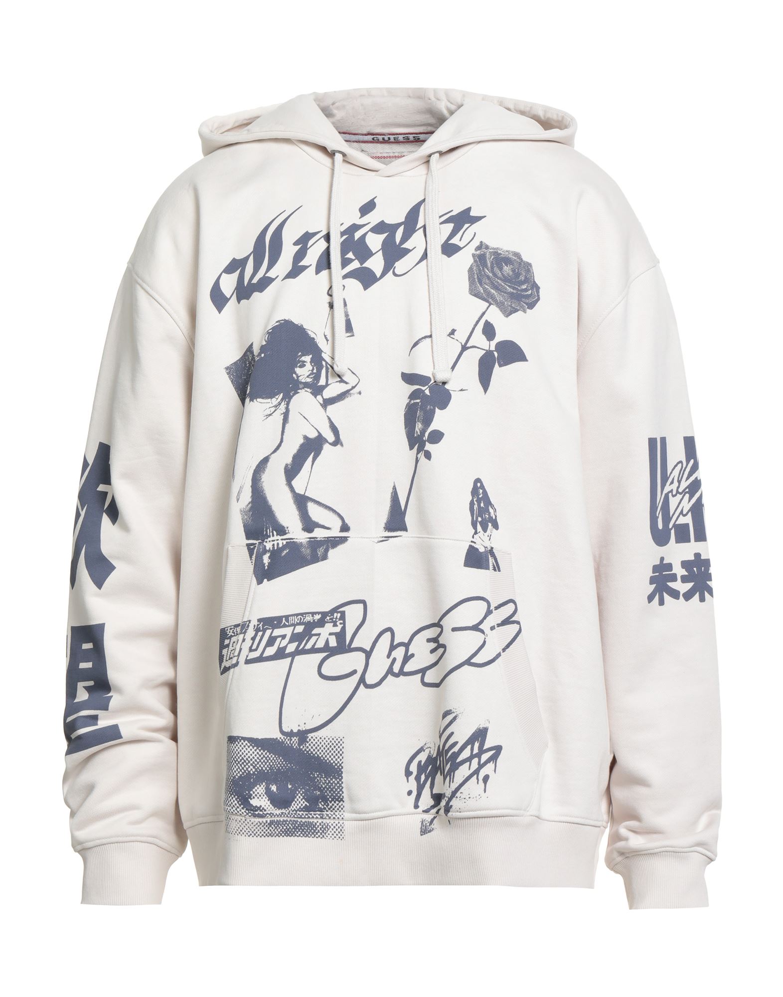 GUESS Sweatshirt Herren Cremeweiß von GUESS