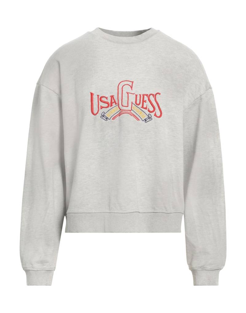 GUESS Sweatshirt Herren Hellgrau von GUESS