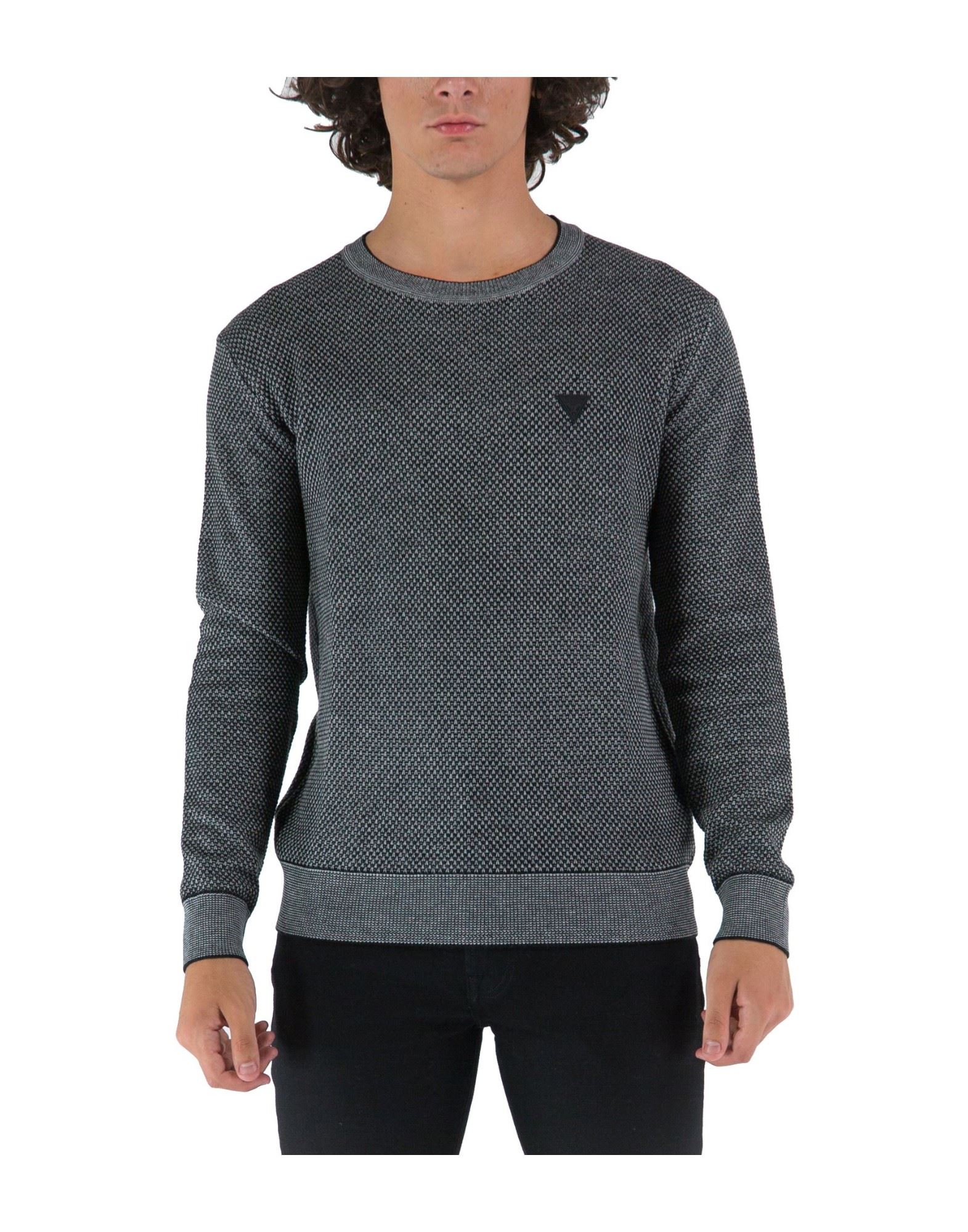 GUESS Sweatshirt Herren Schwarz von GUESS