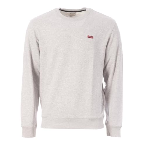 GUESS Sweatshirt grau Herren Patch, grau, M von GUESS