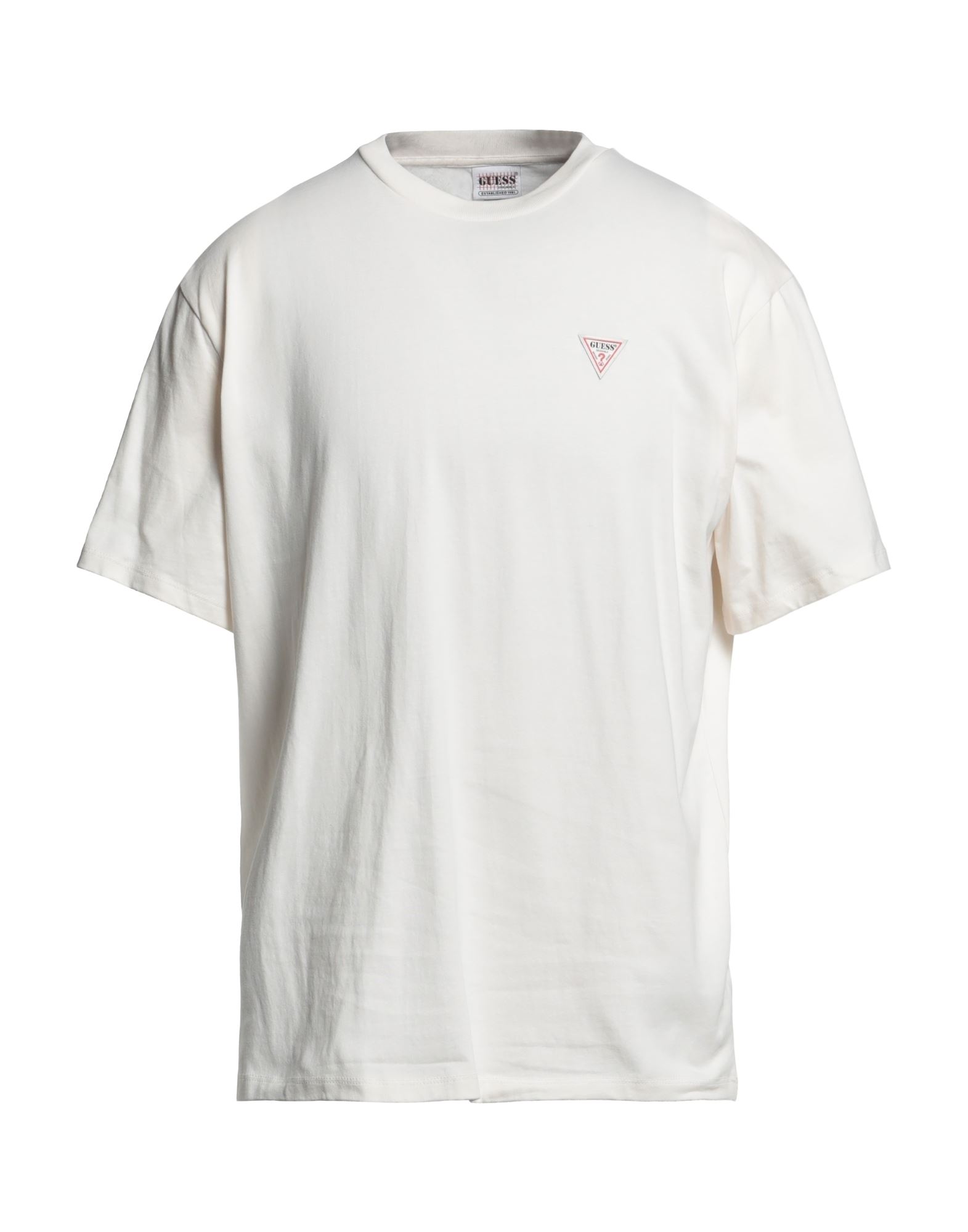 GUESS T-shirts Herren Cremeweiß von GUESS