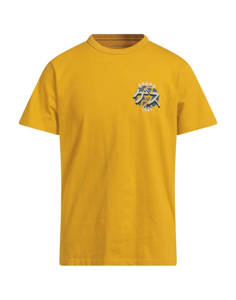 GUESS T-shirts Herren Gelb von GUESS