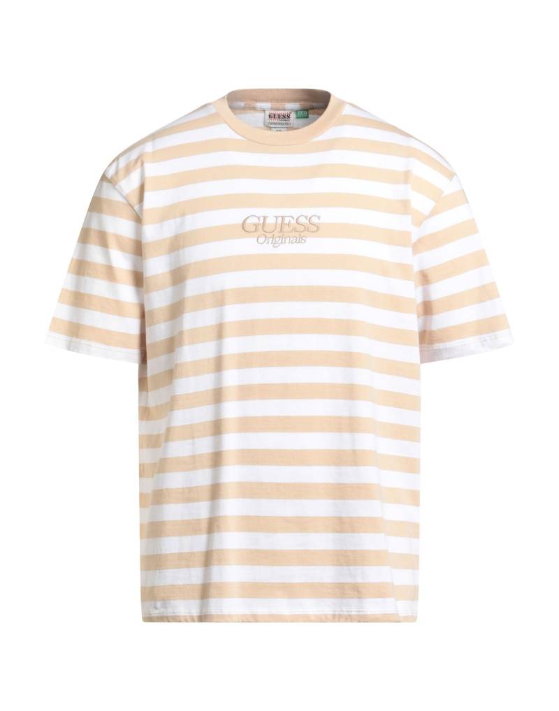 GUESS T-shirts Herren Sand von GUESS