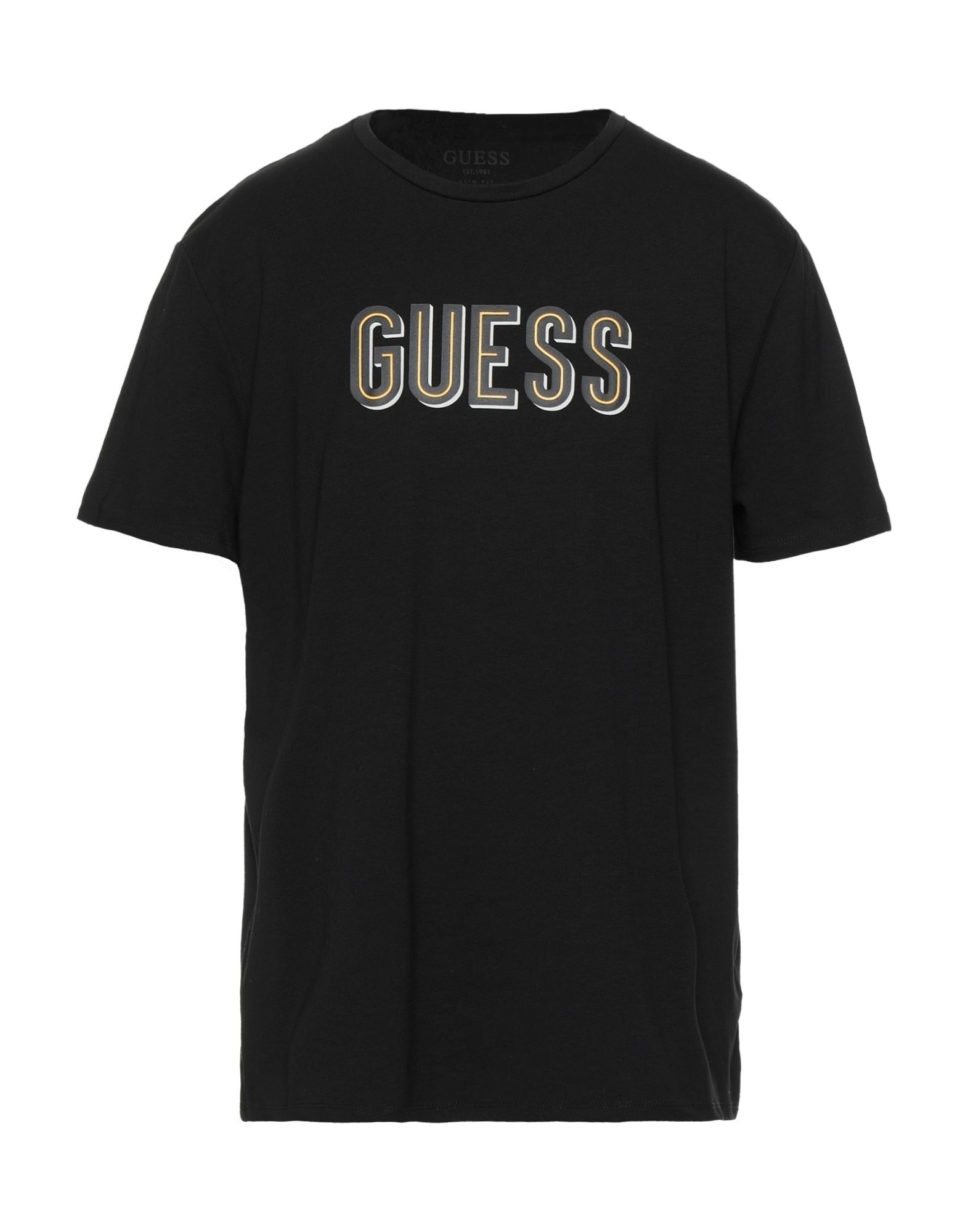 GUESS T-shirts Herren Schwarz von GUESS