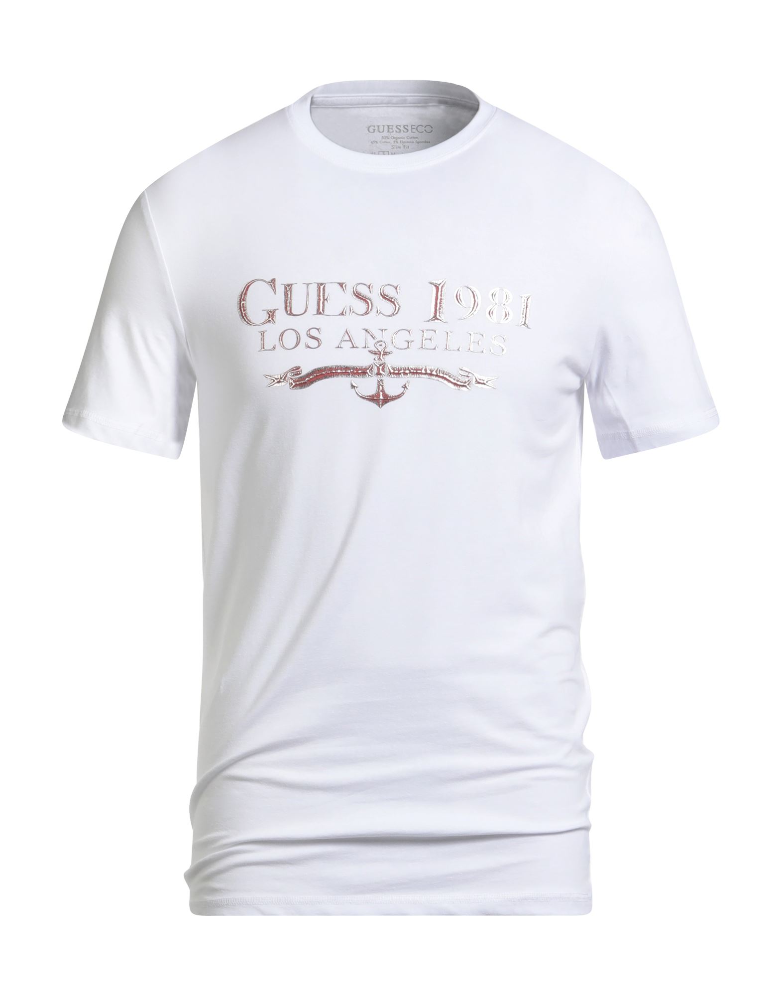 GUESS T-shirts Herren Weiß von GUESS