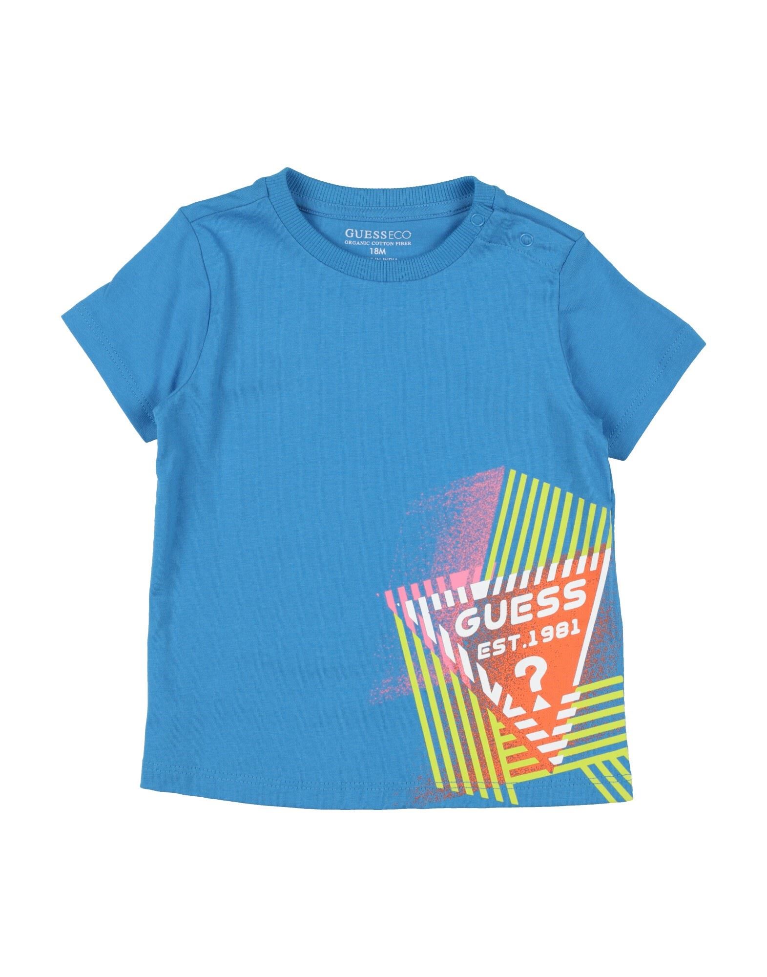GUESS T-shirts Kinder Hellblau von GUESS