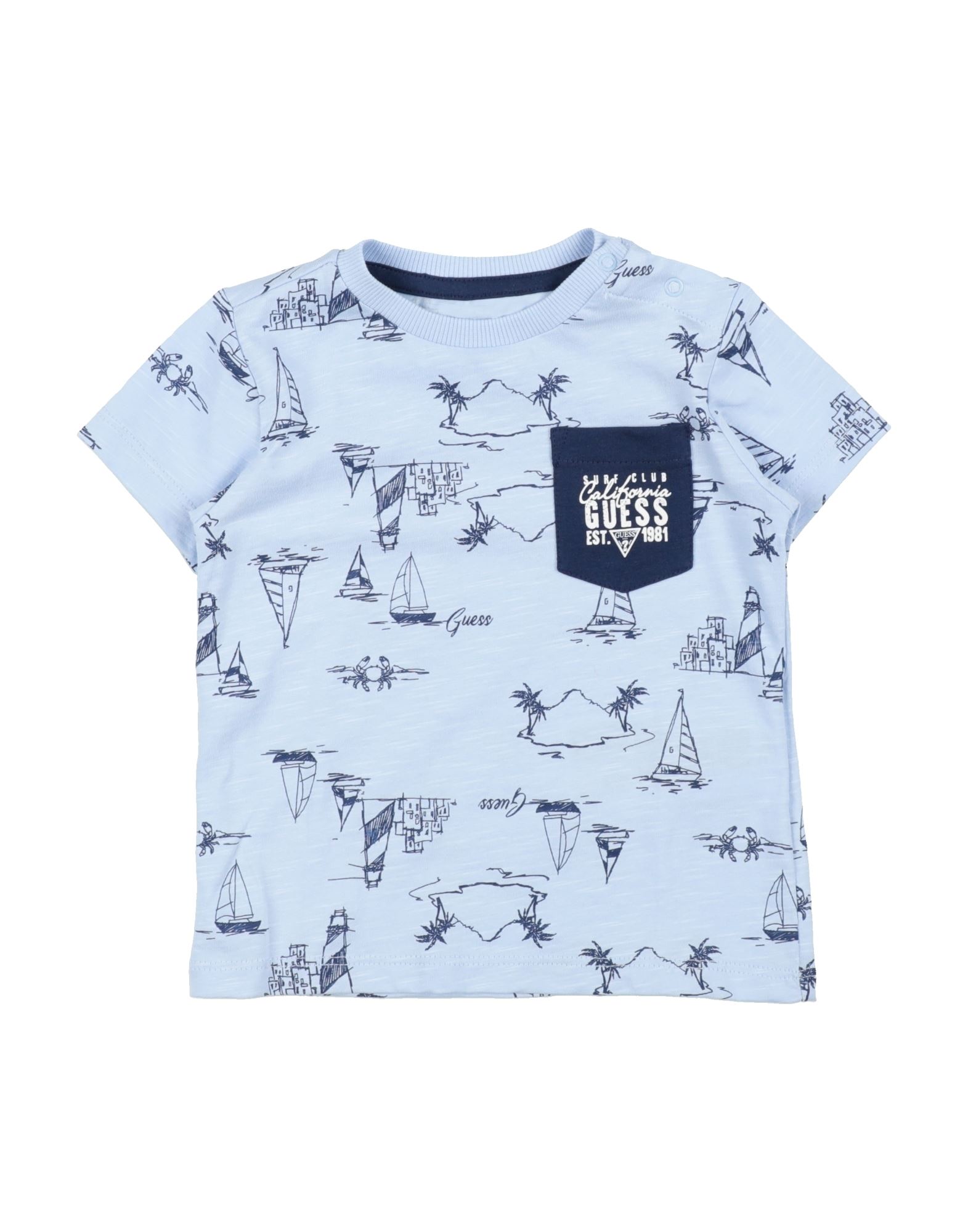GUESS T-shirts Kinder Hellblau von GUESS