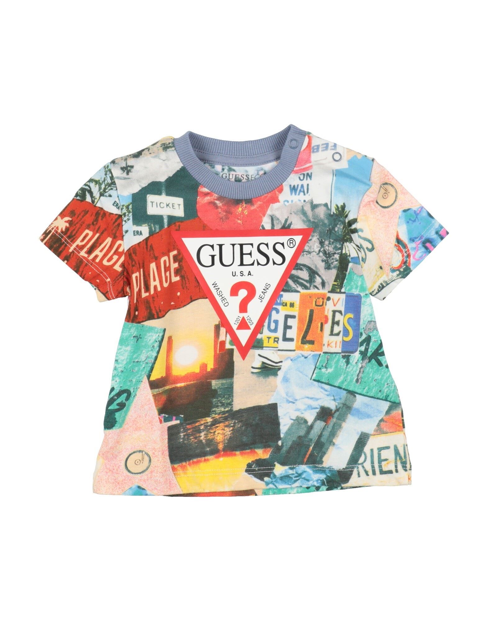 GUESS T-shirts Kinder Hellblau von GUESS