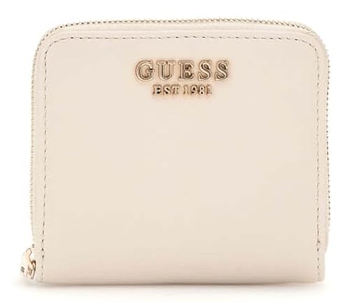 GUESS Talent SLG Small Zip Around Wallet S Cream White von GUESS