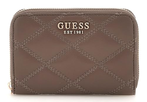 GUESS Tamsin SLG Medium Zip Around Wallet Dark Taupe von GUESS