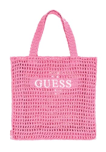 GUESS Damen Shopper rosa/weiß One Size von GUESS