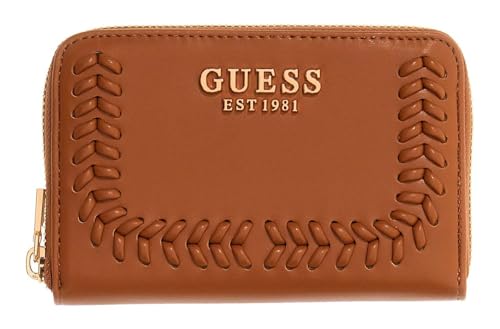 GUESS Tatum SLG Zip Around Wallet M Caramel von GUESS