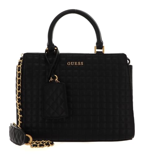 Guess Tia Luxury Satchel Black von GUESS