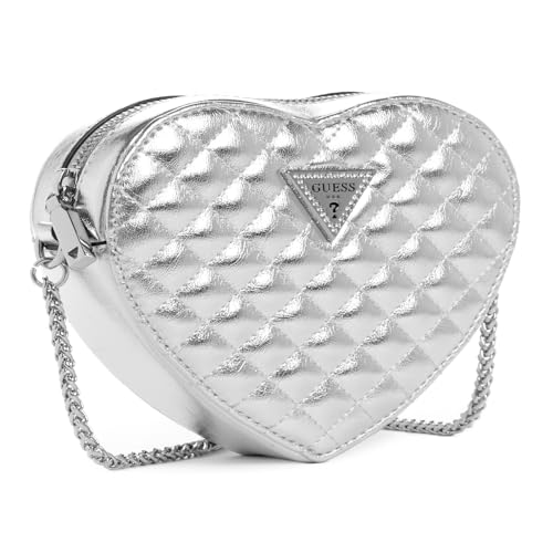 GUESS Twiller Heart Bag Silver von GUESS