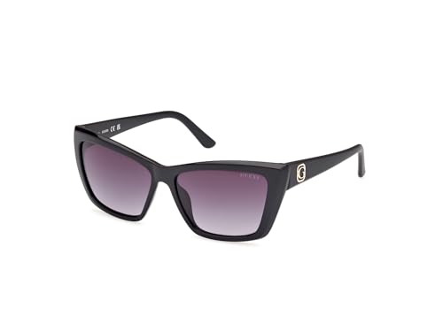 GUESS Unisex GU00098 Sonnenbrille, Shiny Black, 55 GUESS Unisex GU00098 Sonnenbrille, Shiny Black, 55 von GUESS