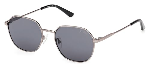 GUESS Unisex GU00238 Sonnenbrille, Shiny Gunmetal, 49 GUESS Unisex GU00238 Sonnenbrille, Shiny Gunmetal, 49 von GUESS