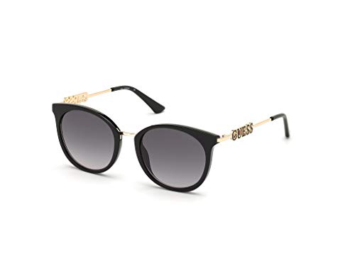 GUESS Unisex GU7645 Sonnenbrille, Shiny Black, 52 von GUESS