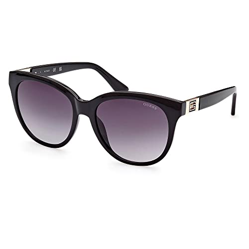 GUESS Unisex GU7850 Sonnenbrille, Shiny Black, 56 von GUESS