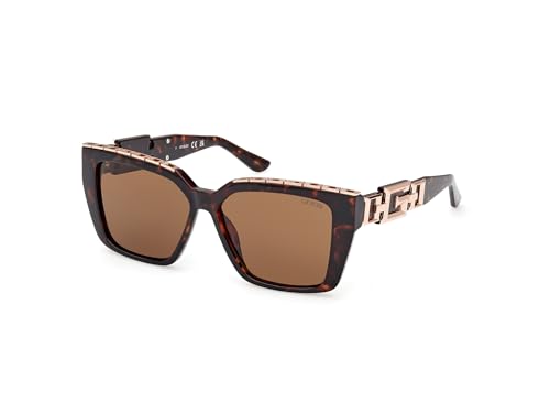 GUESS Unisex GU7915 Sonnenbrille, Dark Havana, 55 von GUESS