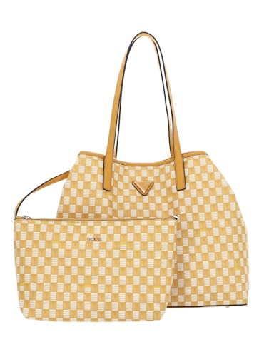 GUESS Vikky II Tote Bag L Yellow Logo von GUESS