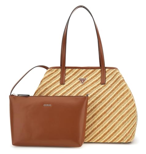 GUESS Vikky II Two In One Tote Bag L Natural/Cognac von GUESS