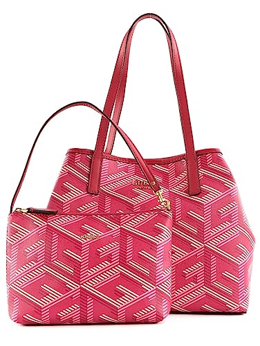 GUESS Vikky Tote Magenta Logo von GUESS