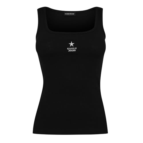 GUESS W4YP48 KA0H1 Camisetas Top Mujer Negro von GUESS
