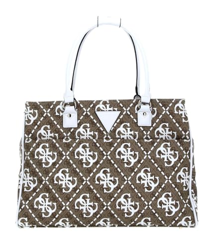 GUESS Wilder Shopper Tote White Multi von GUESS