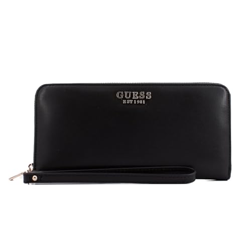 GUESS Women Laurel SLG Large Zip Around Wallet, Schwarz von GUESS