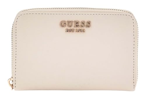 GUESS Women Laurel SLG Medium Zip Around Wallet, Knochenfarben von GUESS