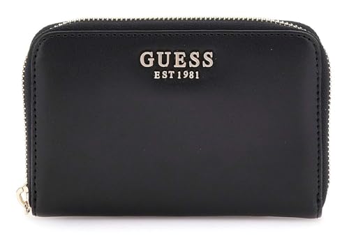 GUESS Women Laurel SLG MEDIUM Zip Around Wallet, Schwarz von GUESS