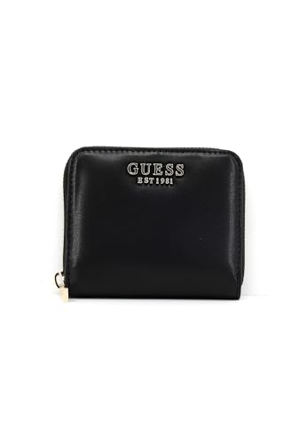 GUESS Women Laurel SLG Small Zip Around Wallet, Schwarz von GUESS